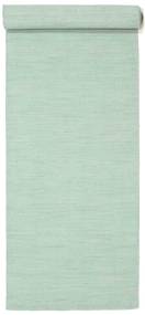  Kilim Loom - Mint Green Rug 80X400 Authentic
 Modern Handwoven Runner
 Turquoise Blue/Pastel Green (Wool, India)