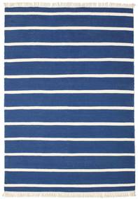 Dorri Stripe 140X200 Small Dark Blue Striped Wool Rug Rug 