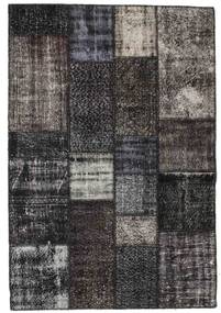 Patchwork Rug 141X206 Authentic
 Modern Handknotted Black/Dark Grey (Wool, Turkey)