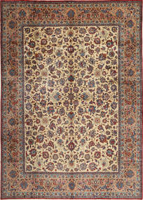 303X435 Yazd Signed: Binesh Rug Oriental Brown/Beige Large (Wool, Persia/Iran)