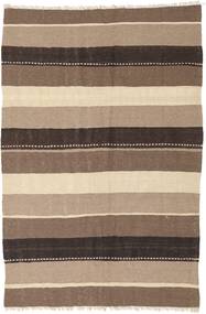  Kilim Rug 131X195 Authentic
 Oriental Handwoven Brown/Light Brown/Dark Brown (Wool, Persia/Iran)