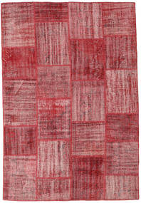  Patchwork Rug 200X292 Wool Red 