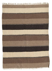  Kilim Rug 85X115 Authentic Oriental Handwoven Dark Brown/Light Brown (Wool, Persia/Iran)