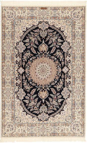  Nain 6La Habibian Rug 158X245 Authentic Oriental Handknotted Light Grey/Beige (Wool/Silk, Persia/Iran)