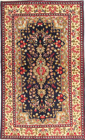  Kerman Rug 144X233 Authentic
 Oriental Handknotted Dark Red/Dark Purple (Wool, Persia/Iran)