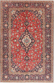  Keshan Rug 196X306 Authentic
 Oriental Handknotted Rust Red/Dark Red (Wool, Persia/Iran)