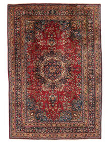  Mashad Rug 196X297 Persian Wool Red/Beige 