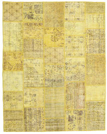  Patchwork Rug 198X252 Authentic
 Modern Handknotted Yellow/Olive Green (Wool, Turkey)