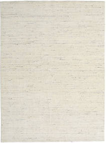 Mazic 210X290 Cream White/Natural White Plain (Single Colored) Wool Rug Rug 