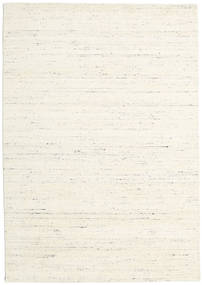 Mazic 160X230 Cream White/Natural White Plain (Single Colored) Wool Rug Rug 