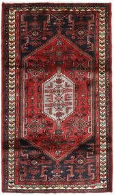  Hamadan Rug 109X190 Authentic
 Oriental Handknotted Dark Red/Dark Brown (Wool, Persia/Iran)