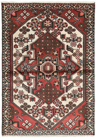  Persian Hamadan Rug Rug 102X145 Brown/Red (Wool, Persia/Iran)