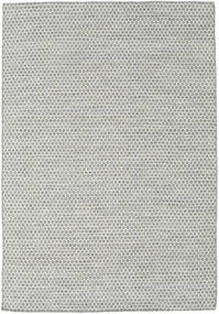  Kilim Honey Comb - Grey Rug 160X230 Authentic
 Modern Handwoven Light Grey/Beige (Wool, India)
