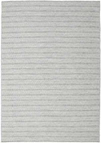 Kelim Long Stitch 240X340 Large Grey Plain (Single Colored) Wool Rug Rug 