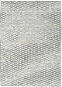  Kilim Honey Comb - Grey Rug 140X200 Authentic
 Modern Handwoven Grey (Wool, )
