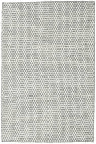 120X180 Kilim Honey Comb Rug - Grey Rug Modern Grey (Wool, India)