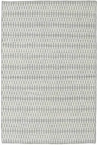 Kelim Long Stitch 120X180 Small Grey Plain (Single Colored) Wool Rug Rug 