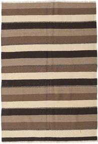  Kilim Rug 137X197 Authentic
 Oriental Handwoven Brown/Dark Grey (Wool, Persia/Iran)