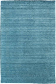 Loribaf Loom Fine Beta 190X290 Light Blue Plain (Single Colored) Wool Rug 