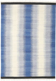  Ikat - Blue Rug 210X290 Authentic Modern Handwoven Beige/Light Grey/Blue (Wool, India)