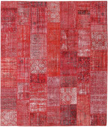  Patchwork Rug 253X298 Authentic
 Modern Handknotted Rust Red/Crimson Red Large (Wool, Turkey)
