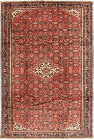  Hosseinabad Rug 208X314 Authentic
 Oriental Handknotted Dark Red/Dark Brown (Wool, Persia/Iran)