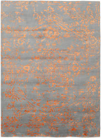  Orient Express - Grey/Orange Rug 210X290 Authentic Modern Handknotted Light Grey/Light Green ( India)