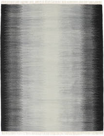  190X240 Ikat Rug - Black/Grey Wool, 