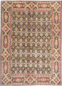  Tabriz Patina Rug 294X397 Authentic
 Oriental Handknotted Dark Brown/Dark Red Large (Wool, Persia/Iran)