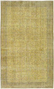  Colored Vintage Rug 161X274 Authentic
 Modern Handknotted Olive Green/Light Green (Wool, Turkey)