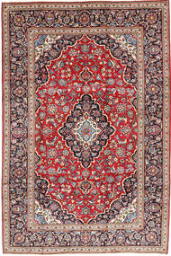 Keshan Rug 203X302 Authentic
 Oriental Handknotted Dark Red/Dark Brown (Wool, Persia/Iran)