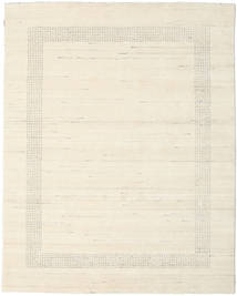Handloom Gabba 200X250 Natural White Plain (Single Colored) Wool Rug Rug 