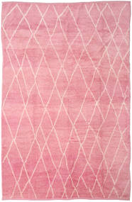  Handknotted Berber Shaggy Rug 273X415 Authentic
 Modern Handknotted Light Pink/Pink Large (Wool, Turkey)