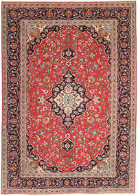  Keshan Patina Rug 247X350 Authentic
 Oriental Handknotted Brown/Rust Red (Wool, Persia/Iran)