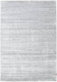 Bamboo Silk Loom 160X230 Light Grey Plain (Single Colored) Rug 