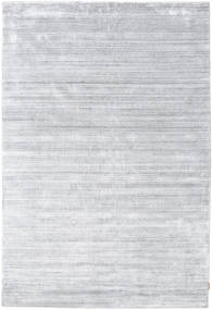  200X300 Plain (Single Colored) Bamboo Silk Loom Rug - Light Grey 