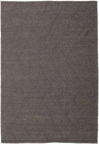  Svea - Dark Brown Rug 200X300 Authentic
 Modern Handwoven Brown/Dark Grey (Wool, India)