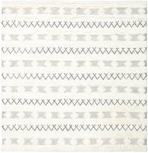  Shedir - White Rug 250X250 Authentic
 Modern Handwoven Square Beige Large (Wool, India)