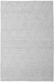 Svea 200X300 Silver Grey/Light Grey Plain (Single Colored) Wool Rug 