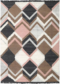  Silvana - Soft Pink Rug 250X350 Authentic
 Modern Handwoven Brown/Light Grey Large (Wool, India)