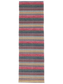 Wilma 80X250 Small Pink Runner Cotton Rug 