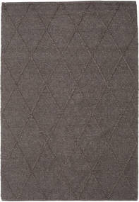  Svea - Dark Brown Rug 160X230 Authentic
 Modern Handwoven Dark Grey/Brown/Dark Brown (Wool, India)
