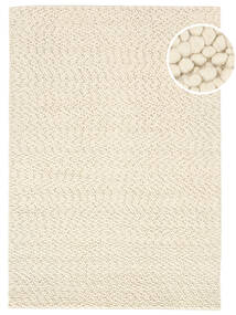  Bubbles - Natural White Rug 170X240 Modern Beige/Yellow (Wool, India)