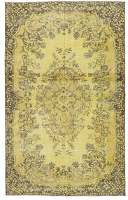  Colored Vintage Rug 153X247 Authentic
 Modern Handknotted Yellow/Olive Green (Wool, Turkey)