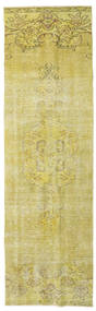  Colored Vintage Rug 81X277 Authentic
 Modern Handknotted Runner
 Yellow/Olive Green (Wool, Turkey)