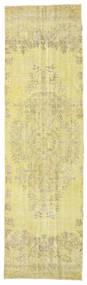  Colored Vintage Rug 81X284 Authentic
 Modern Handknotted Runner
 Yellow/Light Green (Wool, Turkey)