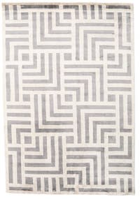Maze 170X240 Grey/Off White Geometric Rug 