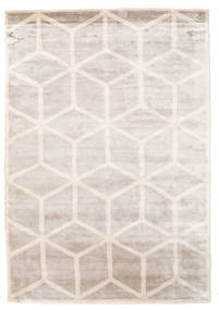  Facets Rug 250X350 Authentic
 Modern Handknotted Light Grey/White/Creme Large ( India)