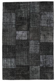  Patchwork Rug 198X302 Authentic
 Modern Handknotted Black/Dark Grey (Wool, Turkey)