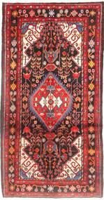  Nahavand Rug 155X297 Authentic
 Oriental Handknotted Runner
 Dark Red/Dark Brown (Wool, Persia/Iran)